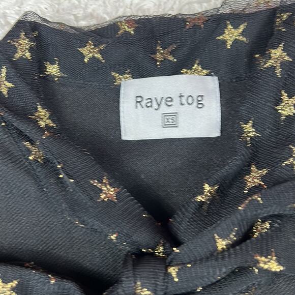 Raye tog gold star scarf mini dress, size xs - Picture 7 of 9